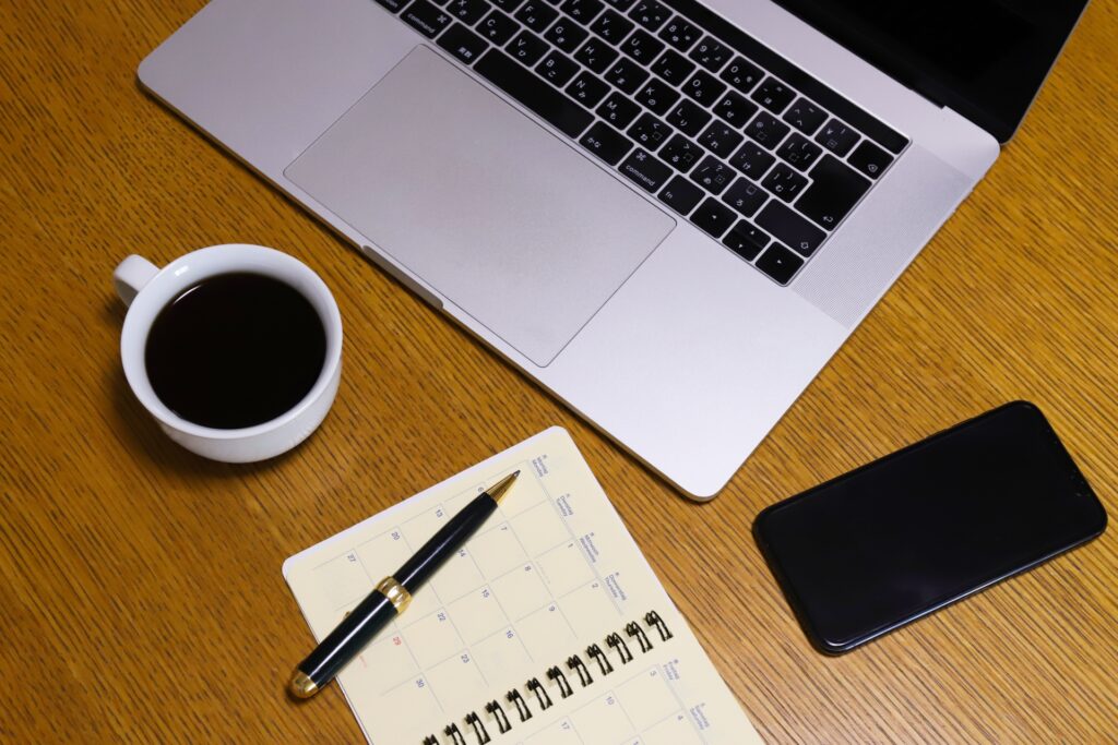 パソコンでスケジュールを管理する