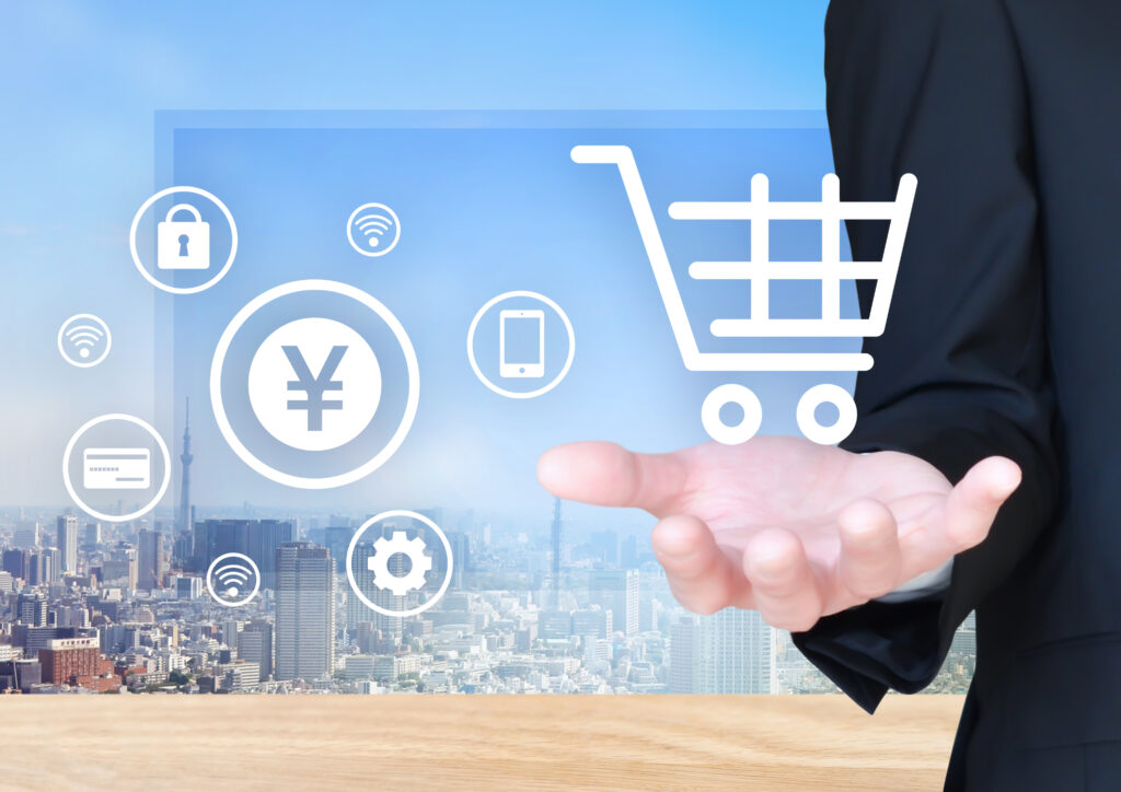 ビジネスマンと手